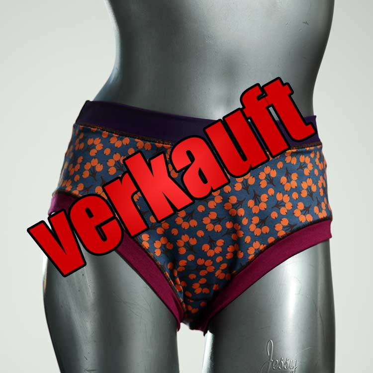 farbige sexy handgemachte bunte Panty aus Baumwolle, Unterwäsche für Damen