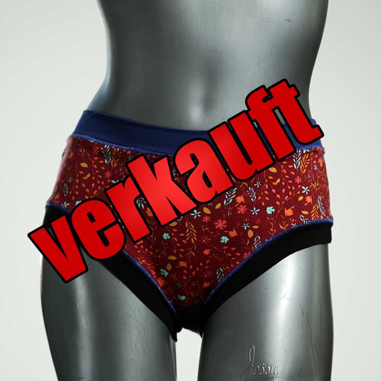 günstige farbige gemusterte schöne Panty aus Baumwolle, Unterwäsche für Damen