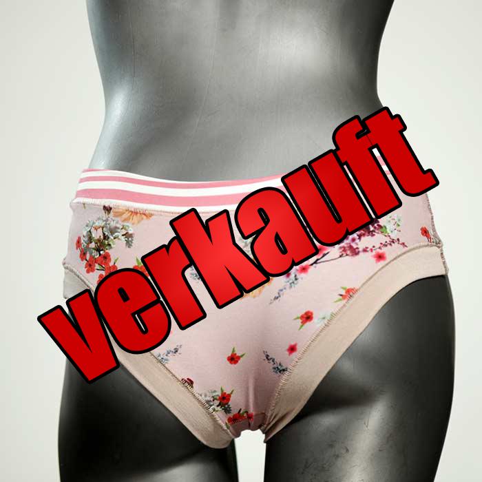 schöne nachhaltige handgemachte gemusterte Panty aus Baumwolle, Unterwäsche für Damen