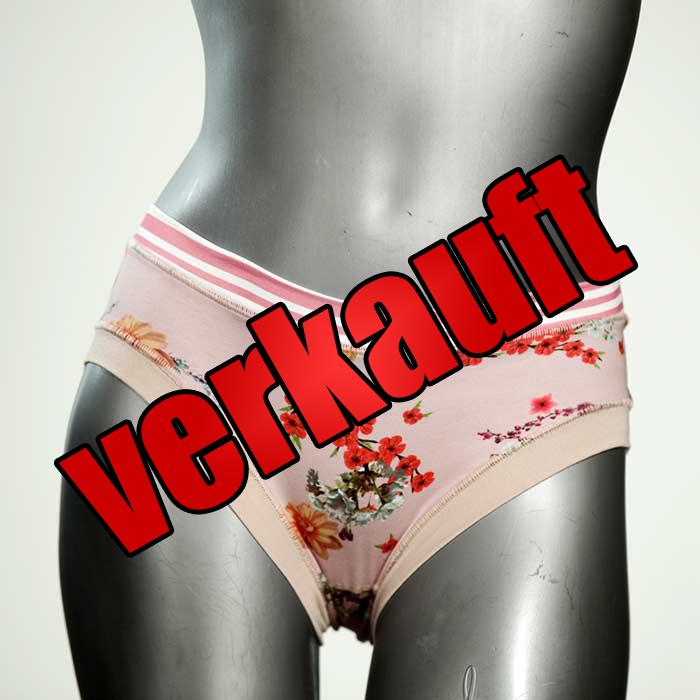 schöne nachhaltige handgemachte gemusterte Panty aus Baumwolle, Unterwäsche für Damen