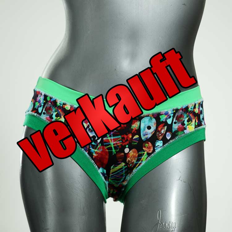 handgemachte ökologische gemusterte attraktive Panty aus Baumwolle, Unterwäsche für Damen