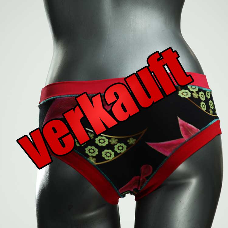 bunte farbige ökologische gemusterte Panty aus Baumwolle, Unterwäsche für Damen