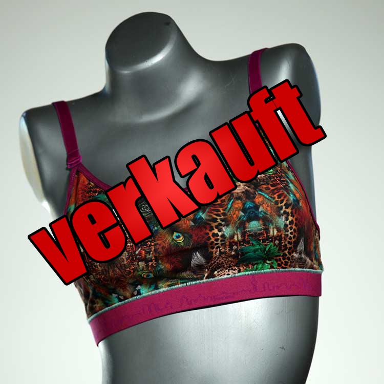 handgemachte süße schöne gemusterte Sporttops aus Baumwolle