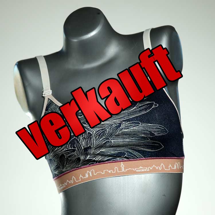 sexy ökologische nachhaltige gemusterte Sporttops aus Baumwolle