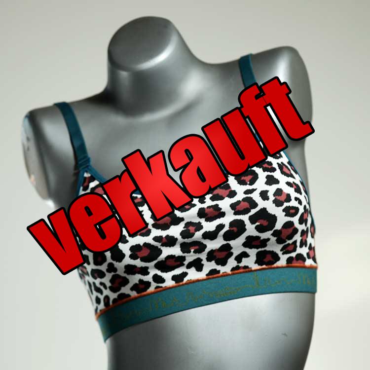 farbige bequeme ökologische gemusterte Sporttops aus Baumwolle