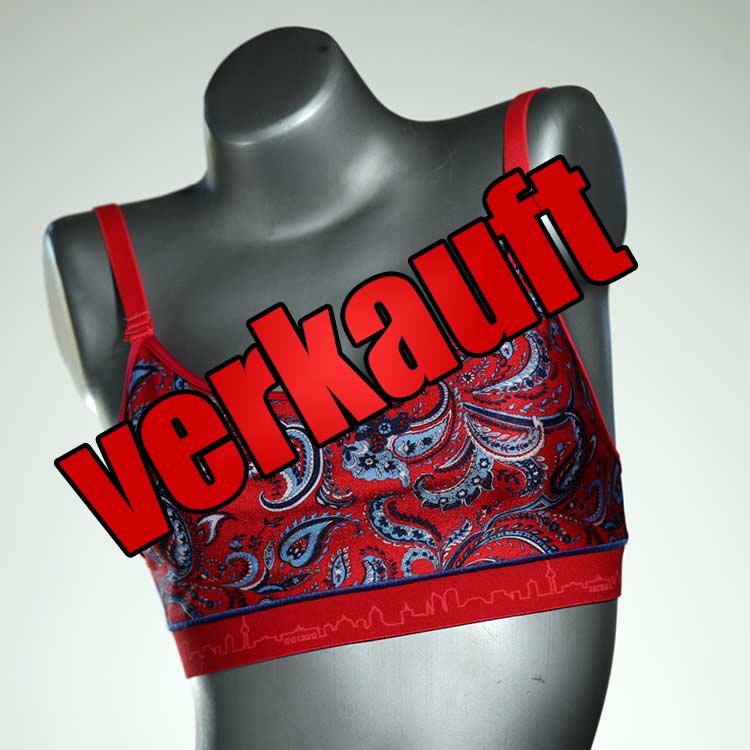 farbige attraktive gemusterte bunte Sporttops aus Lycra