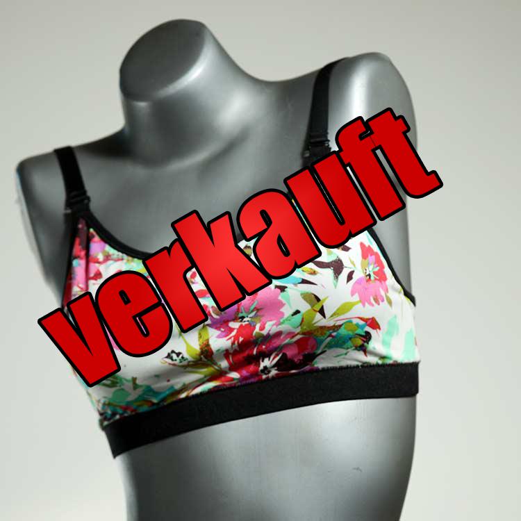 handgemachte gemusterte bunte farbige Sporttops aus Lycra