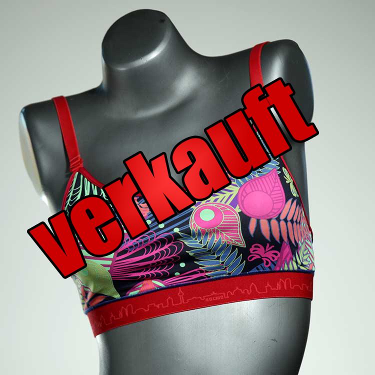 günstige attraktive bequeme gemusterte Sporttops aus Lycra