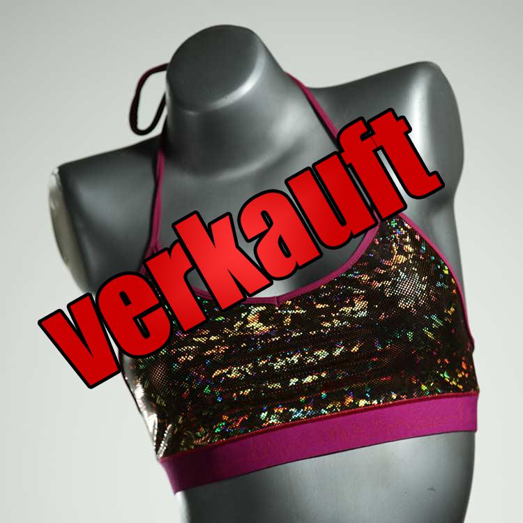 gemusterte günstige attraktive ökologische Sporttops aus Lycra