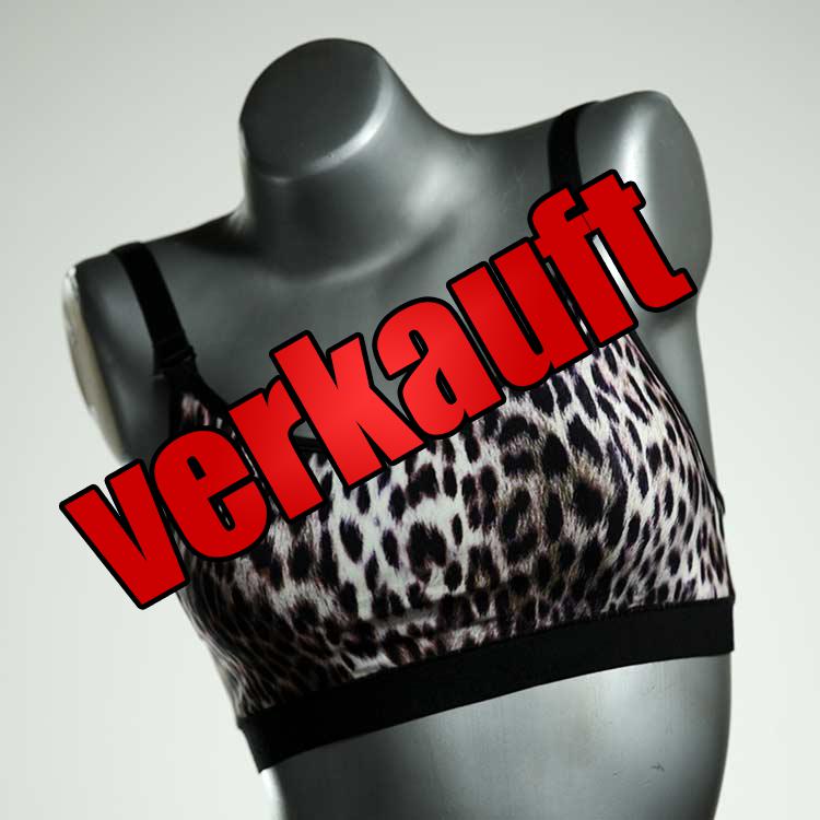 bequeme gemusterte ökologische schöne Sporttops aus Lycra