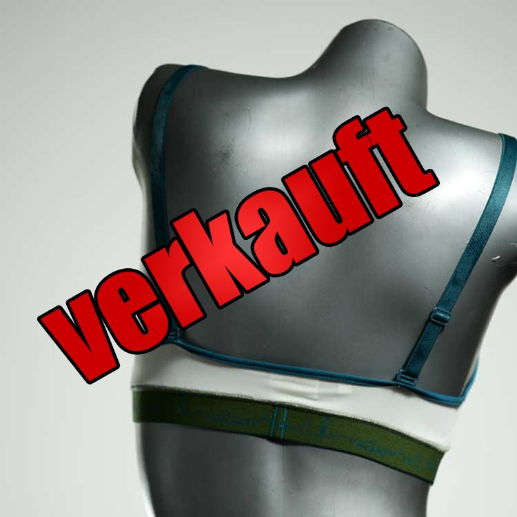 bequeme attraktive handgemachte gemusterte Sporttops aus Lycra