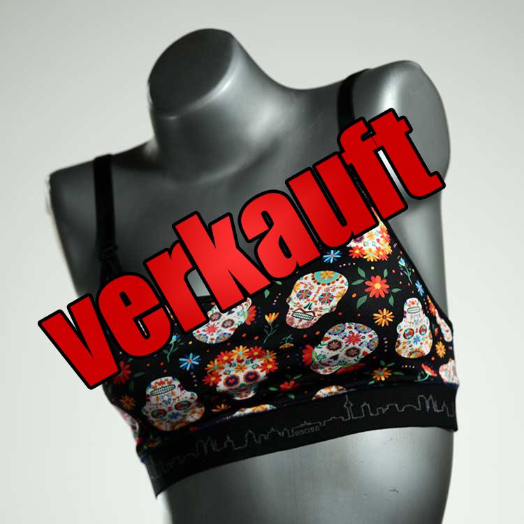 nachhaltige bunte handgemachte süße Sporttops aus Lycra