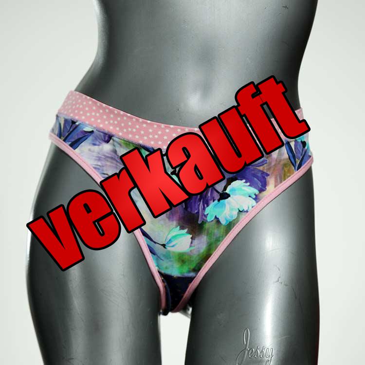 bequeme bunte farbige handgemachte Tanga aus Baumwolle, Unterwäsche für Damen