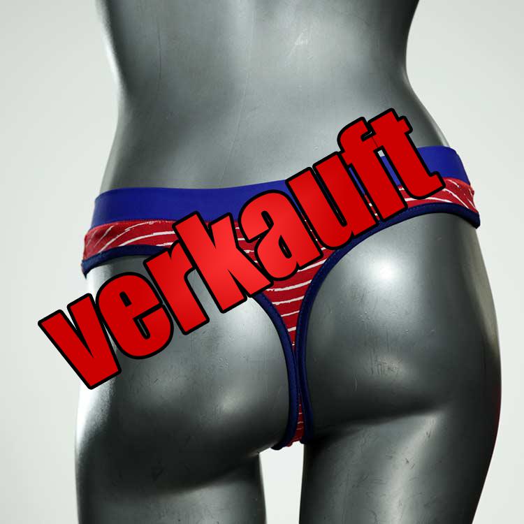 nachhaltige süße bunte schöne Tanga aus Baumwolle, Unterwäsche für Damen