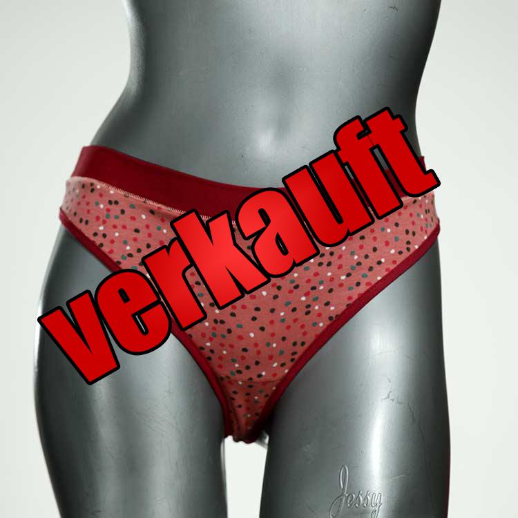 nachhaltige handgemachte attraktive bunte Tanga aus Baumwolle, Unterwäsche für Damen