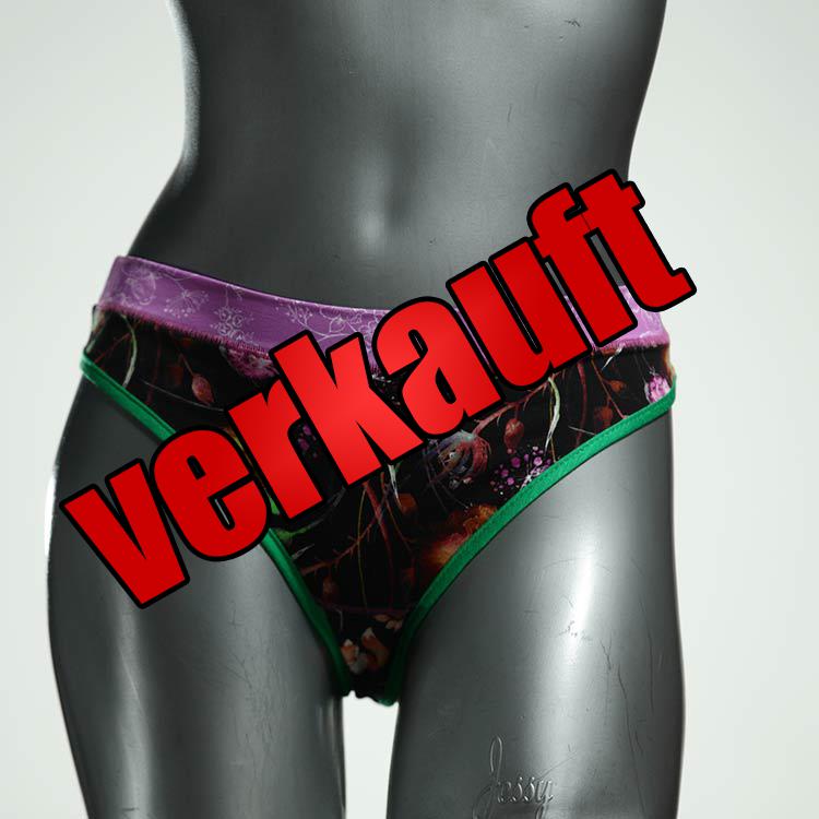 farbige bunte preiswerte ökologische Tanga aus Baumwolle, Unterwäsche für Damen