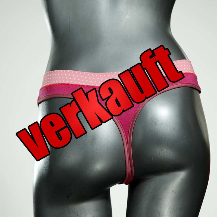 farbige bunte handgemachte attraktive Tanga aus Baumwolle, Unterwäsche für Damen