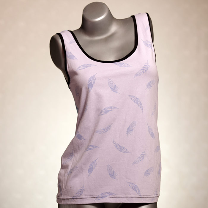  bequemes schönes handgemachtes Top - Unterhemd aus Baumwolle für Damen thumbnail