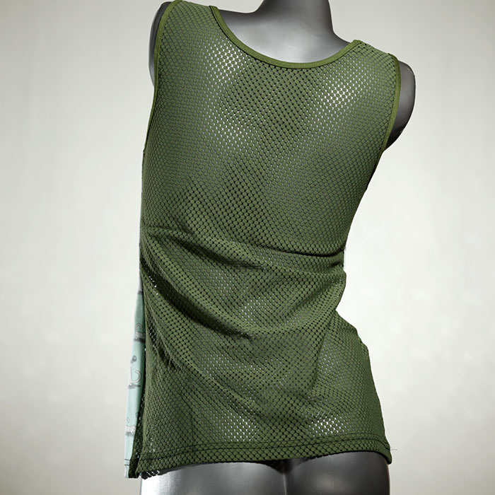 gemusterte farbige preiswerte ökologische Top aus Baumwolle, Unterhemd für Damen thumbnail
