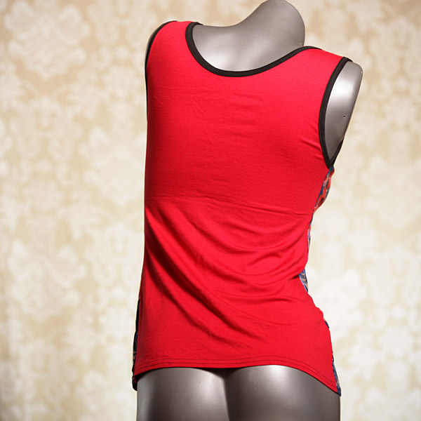  nachhaltiges gemustertes preiswertes Top - Unterhemd aus Baumwolle für Damen thumbnail
