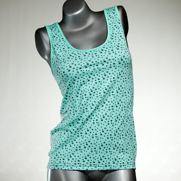 günstige schöne ökologische handgemachte Top aus Baumwolle, Unterhemd für Damen thumbnail