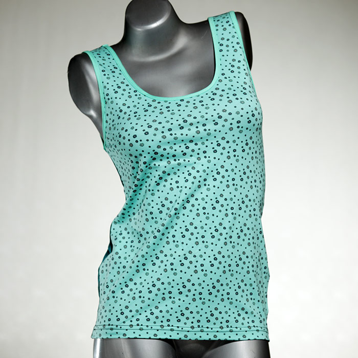 ökologische farbige schöne günstige Top aus Baumwolle, Unterhemd für Damen thumbnail