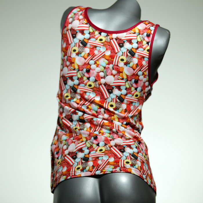 farbige attraktive bunte gemusterte Top aus Baumwolle, Unterhemd für Damen thumbnail
