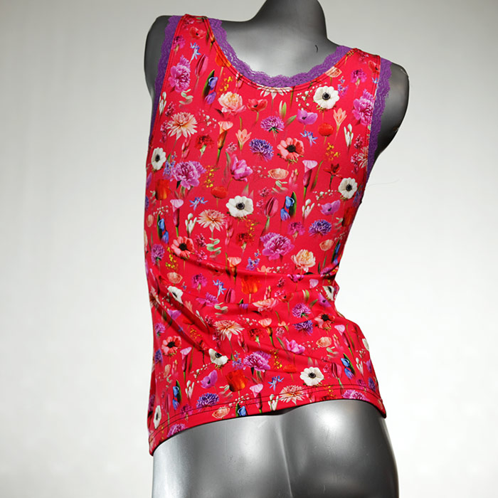 farbige attraktive nachhaltige  Top aus Baumwolle, Unterhemd für Damen thumbnail