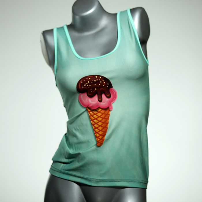 nachhaltige farbige günstige attraktive Top aus Baumwolle, Unterhemd für Damen thumbnail