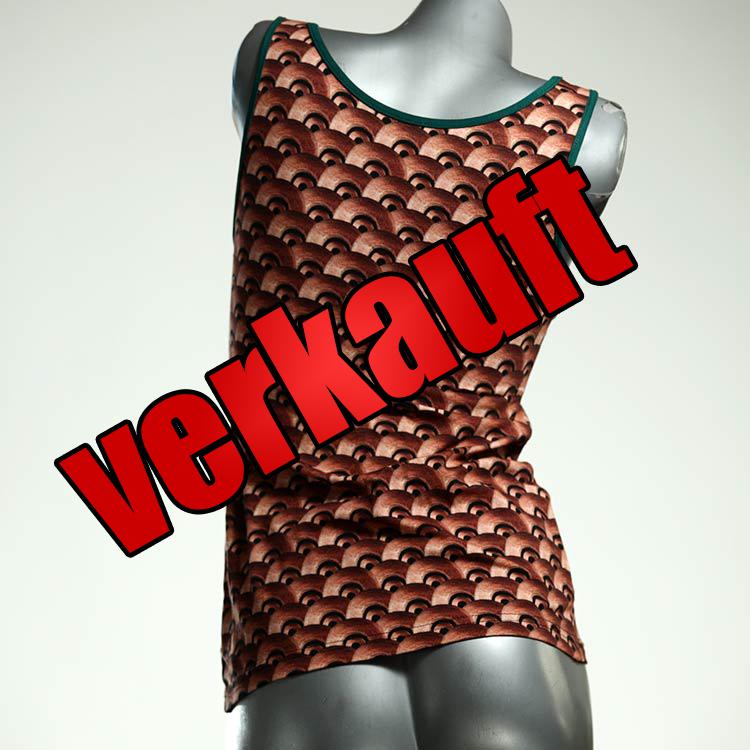 sexy bequeme schöne gemusterte Top aus Baumwolle, Unterhemd für Damen
