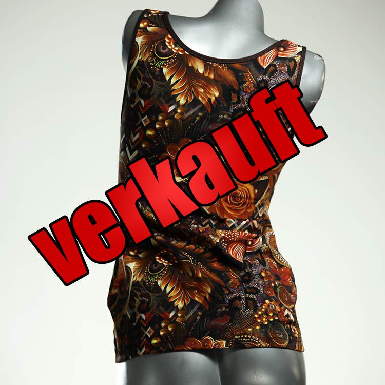 farbige nachhaltige attraktive bequeme Top aus Baumwolle, Unterhemd für Damen