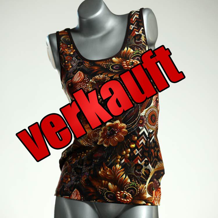 farbige nachhaltige attraktive bequeme Top aus Baumwolle, Unterhemd für Damen