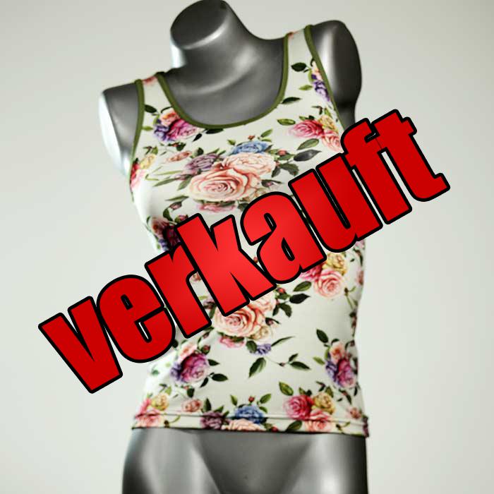 sexy günstige nachhaltige attraktive Top aus Baumwolle, Unterhemd für Damen