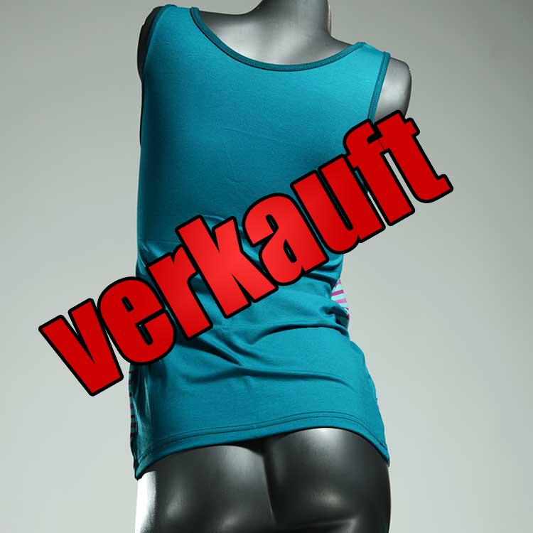 schöne nachhaltige süße ökologische Top aus Baumwolle, Unterhemd für Damen