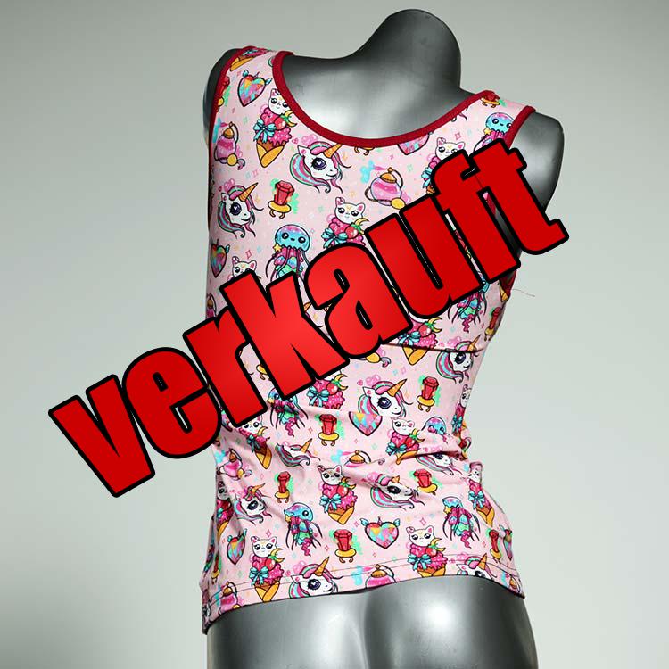 schöne preiswerte bunte bequeme Top aus Baumwolle, Unterhemd für Damen