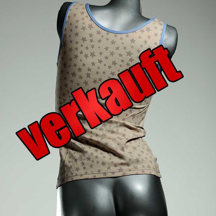 handgemachte preiswerte attraktive günstige Top aus Baumwolle, Unterhemd für Damen