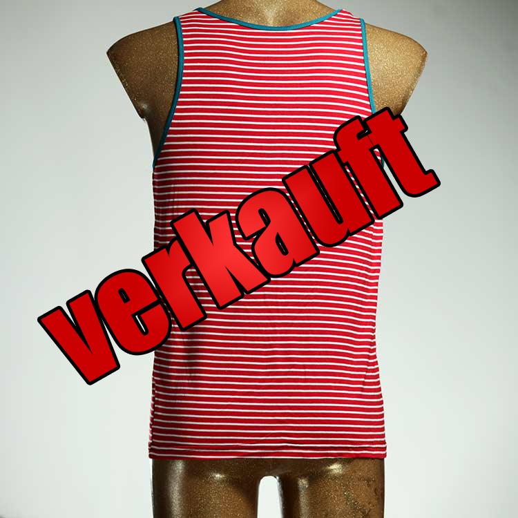 farbiger gemusterter süßer bunter Herrenunterhemd aus Baumwolle, Unterwäsche für Herren